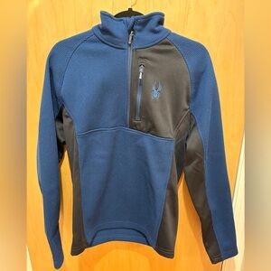Spyder Men's Half Zip Sweater Gait Knit Pullover Jacket